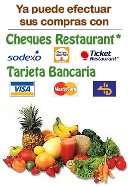 * Cheques Restaurant sólo para la Comunidad de Madrid